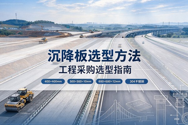 柘荣沉降板选择方法