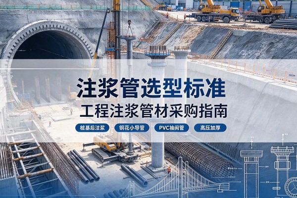 柘荣注浆管选型标准