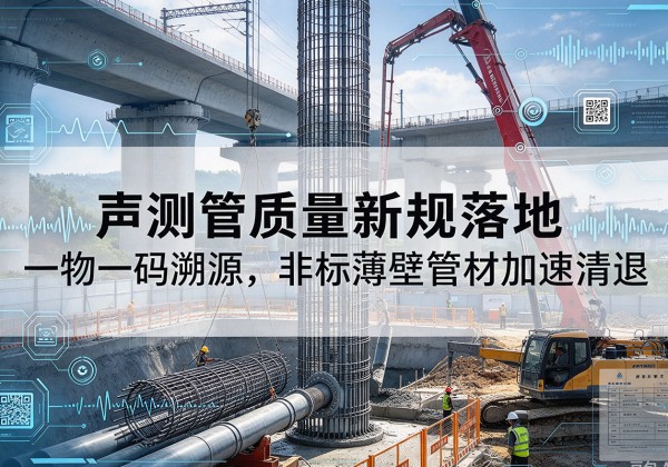 柘荣声测管质量新规落地，一物一码溯源，非标薄壁管材加速清退
