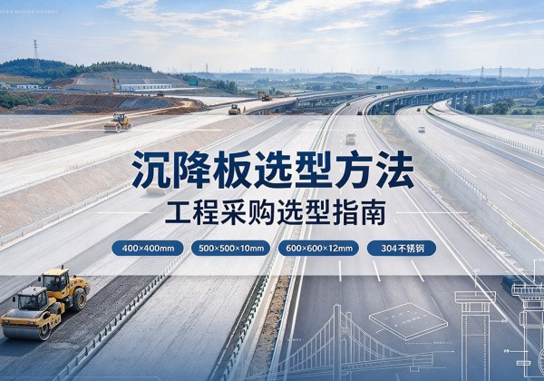 柘荣沉降板选择方法